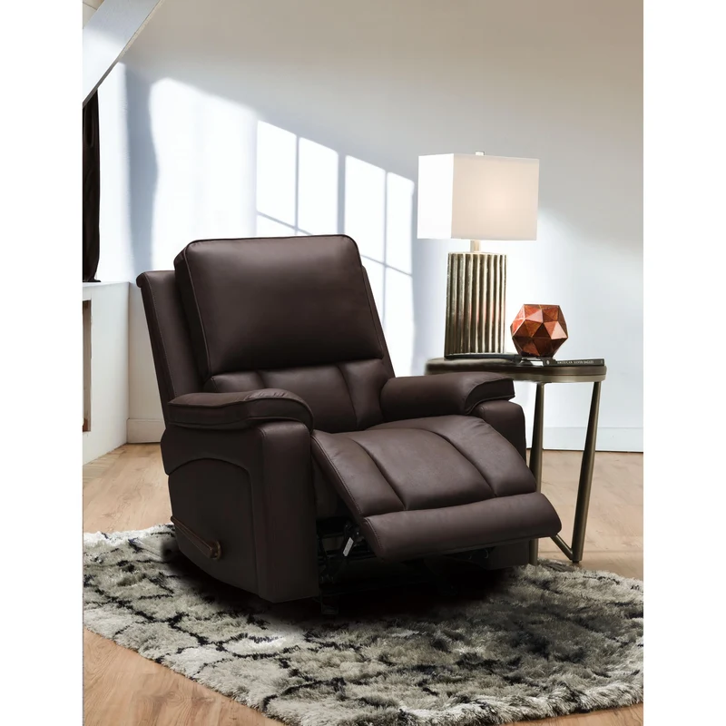 Behold Home 7581-65 Glider Recliner - Stapleton Almond