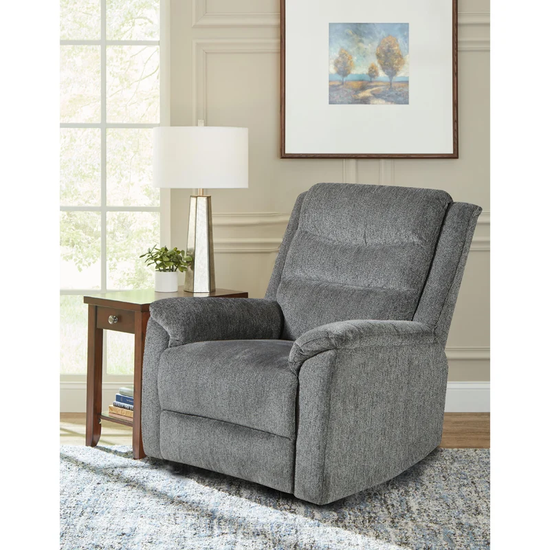 Behold Home 7578-65 Glider Recliner - Abington Charcoal