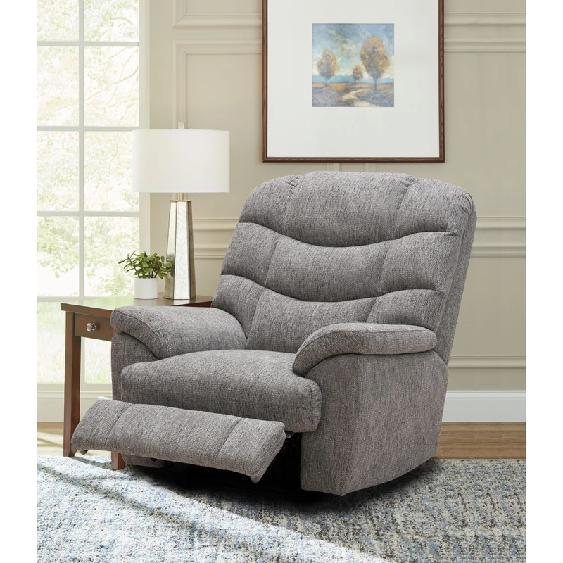 Behold Home 7575-65BP Power Wallsaver Big Recliner - Big Easy Grey