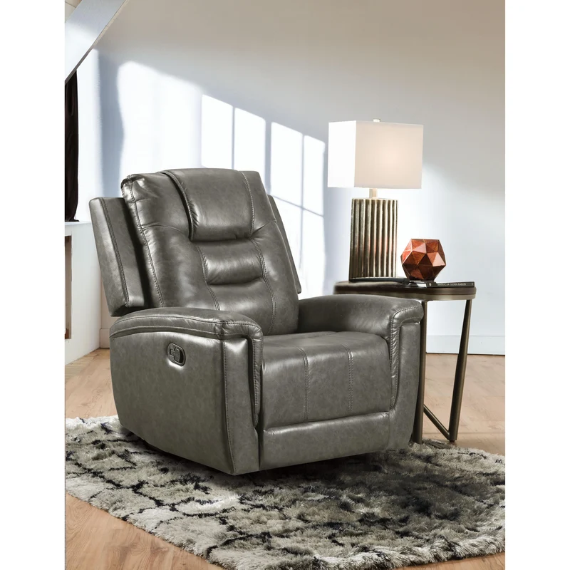 Behold Home 107-65 Rocker Recliner - Charlie Grey