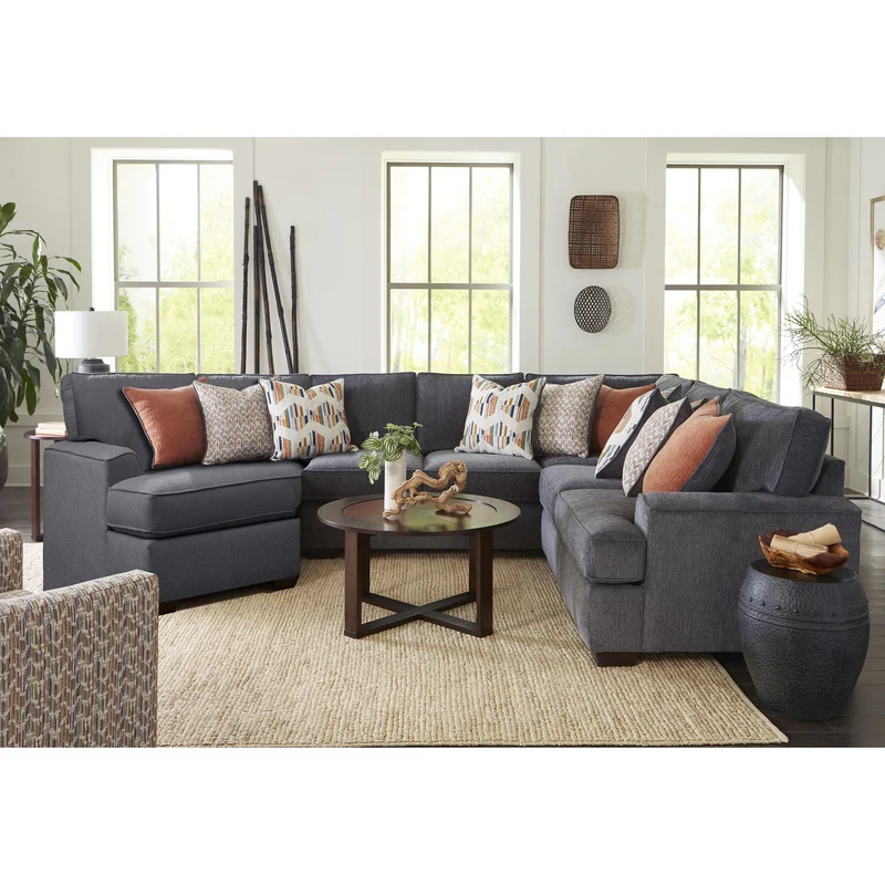 Behold Home 3550 3 pc Sectional - Rockport Slate