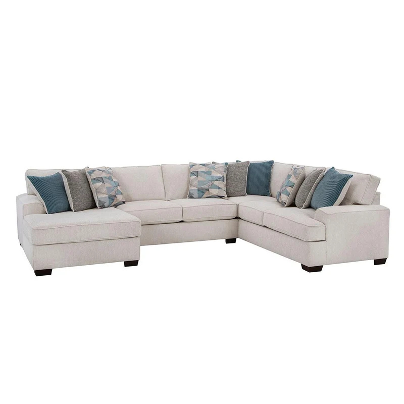 Behold Home 3550 3 pc Sectional - Rockport Cream