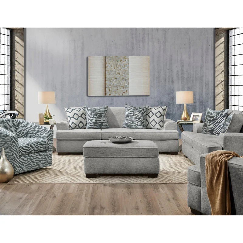 Behold Home 2580-01 Chair - Ritzy Gray