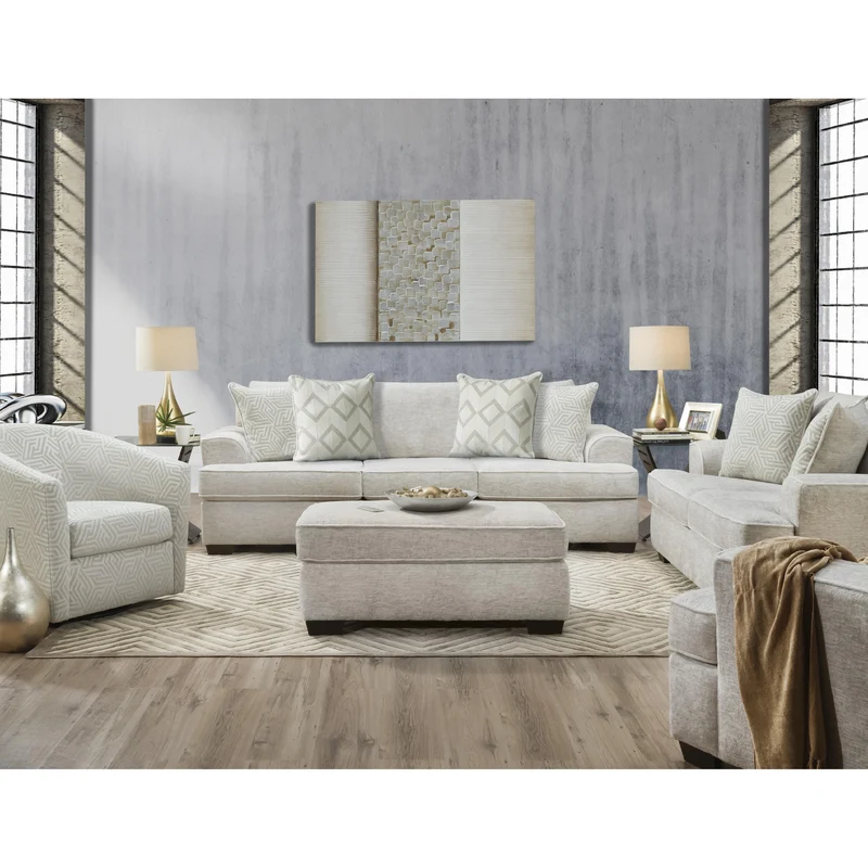 Behold Home 2580-03 Sofa - Ritzy Cream
