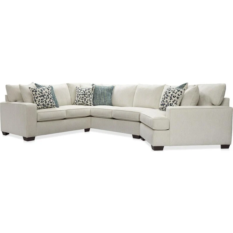Behold Home 1640 3 pc Sectional - Callaway Dove