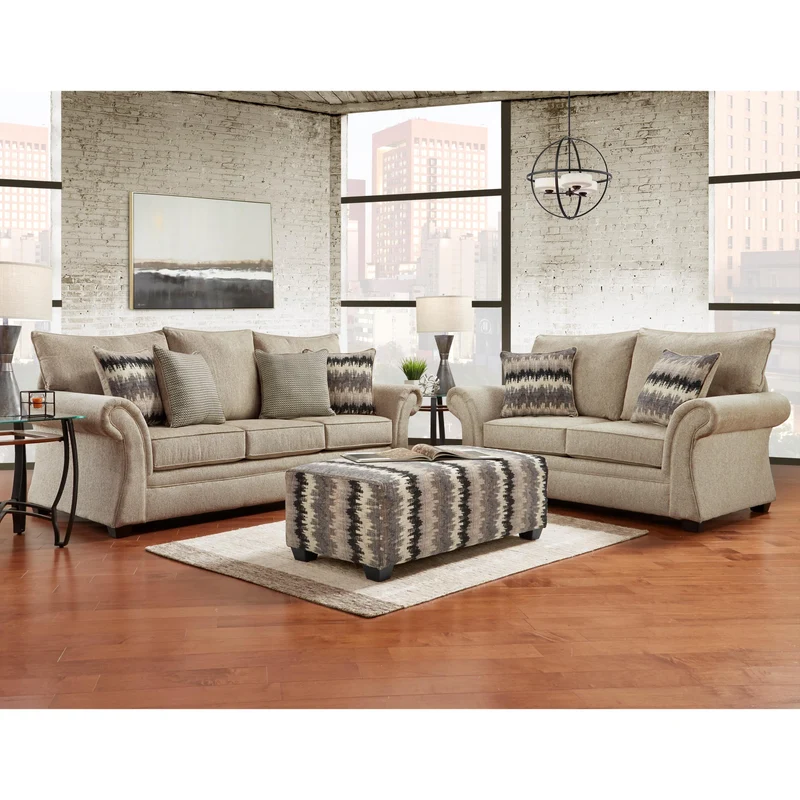 Behold Home 1560-03 Sofa - Kyle Cream