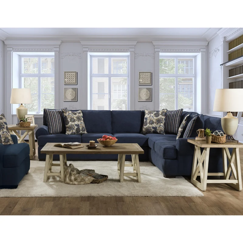 Behold Home 1420 2 pc Sectional - Laci Atlantic