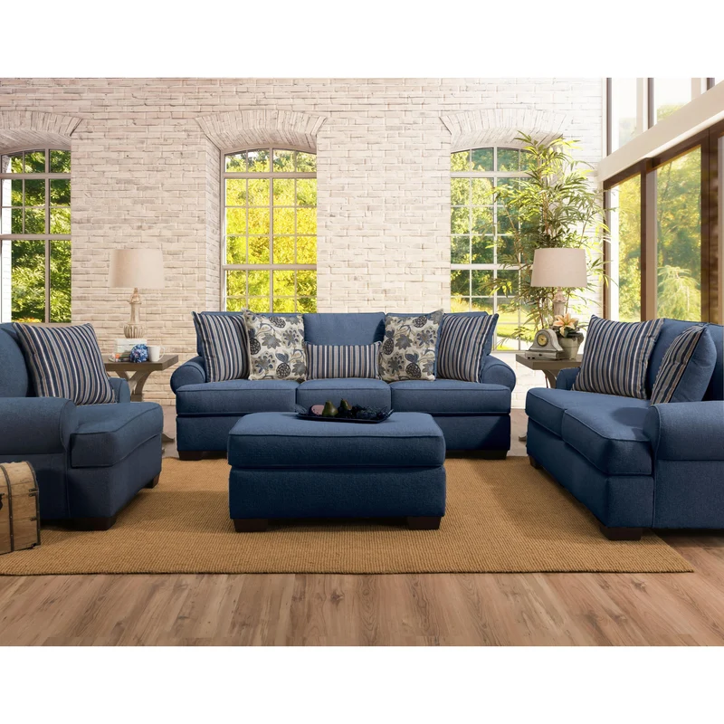 Behold Home 1420-33M Queen Sleeper Sofa - Laci Atlantic