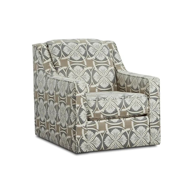 Behold Home 6825-755 Swivel Chair - Mill Gray