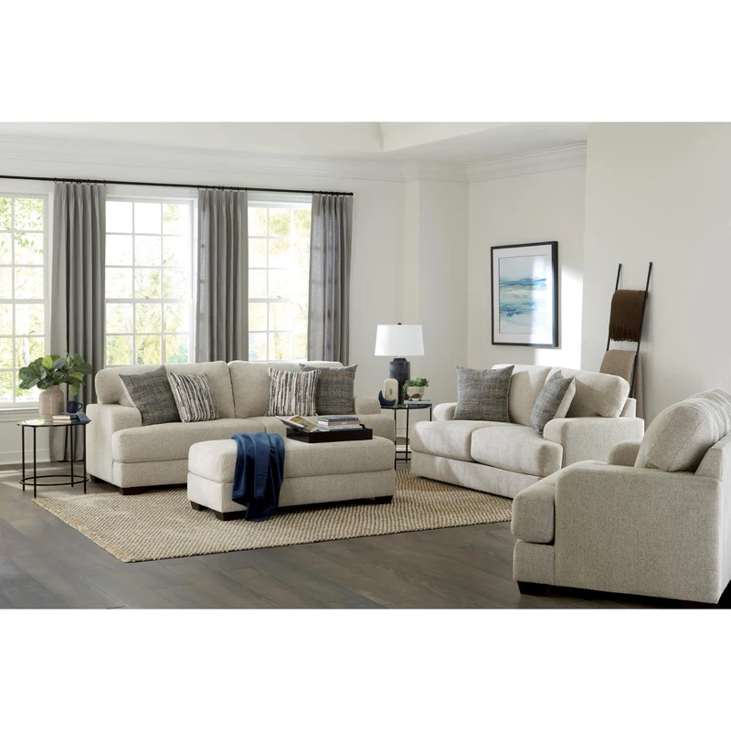 Behold Home 4375-02 Loveseat - Ramos Buff