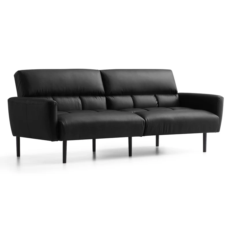 Weekender Lewis Sofa Bed- Faux Black