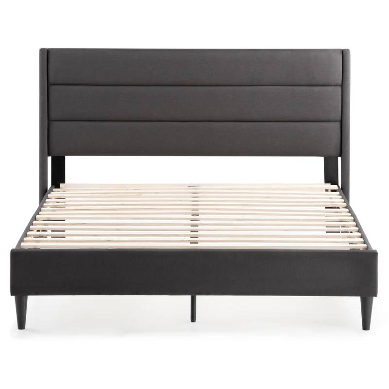 Weekender Madsen Platform Bed- Charcoal (Full)