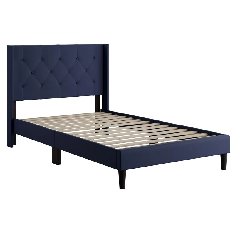 Weekender Drake Platform Bed- Cobalt (Full)