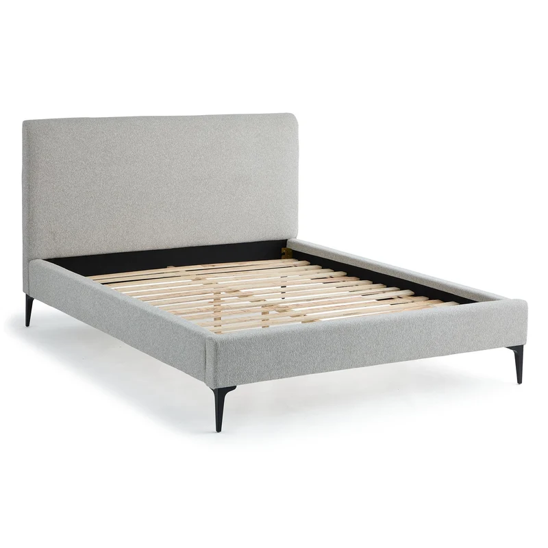 Weekender Anderson Platform Bed- Light Gray (Queen)
