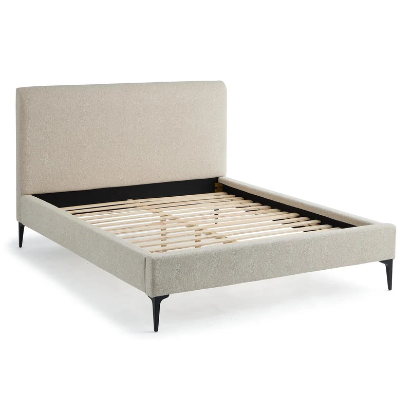 Weekender Anderson Platform Bed- Beige (King)