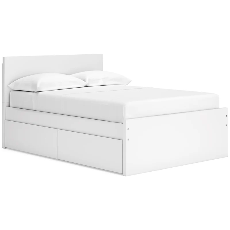 Signature Design by Ashley Onita EB9630B11 Full Panel Platform Bed with 1 Side Storage