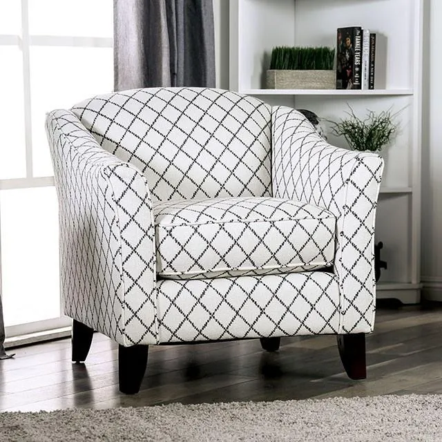 Furniture of America Verne SM8330-CH-SQ Diamond Chair