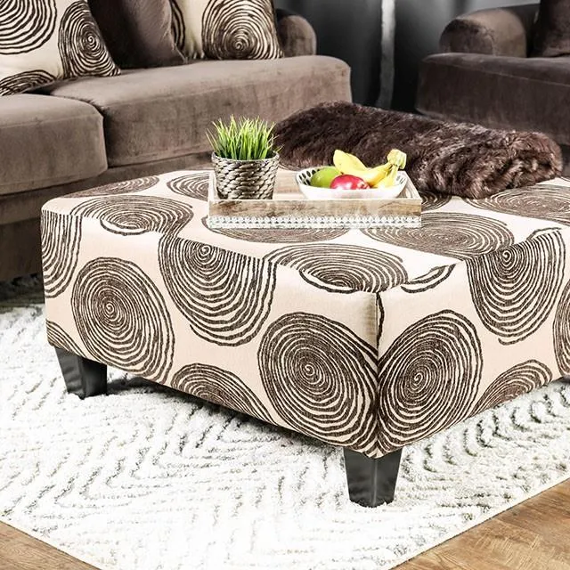 Furniture of America Bonaventura SM5142BR-OT Ottoman