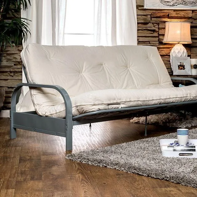 Furniture of America Plosh FP-2415NN 8" White Futon Mattress w/ Spring