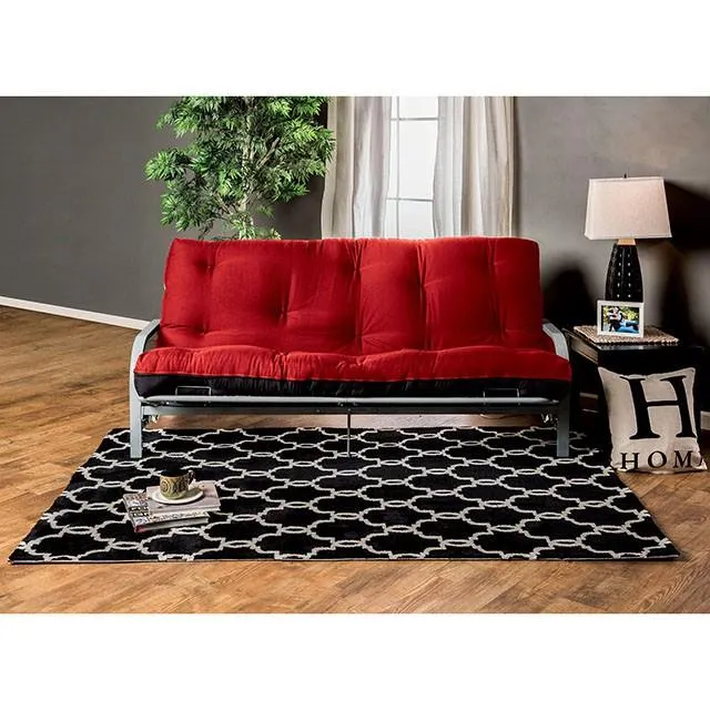 Furniture of America Plosh FP-2415BR 8" Black Futon Mattress w/ Spring