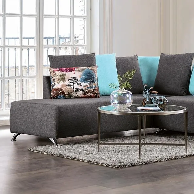 Furniture of America Krefeld EM6750DG-SECT Sectional
