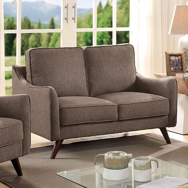 Furniture of America Maxime CM6971BR-LV Love Seat
