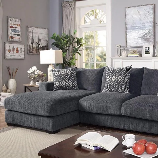 Furniture of America Kaylee CM6587-SECT-L L-Sectional w/ Left Chaise