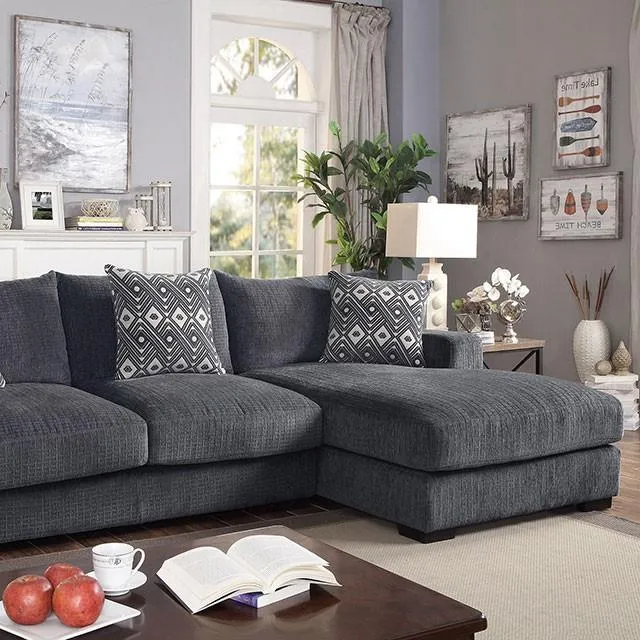 Furniture of America Kaylee CM6587-SECT-L-R L-Sectional w/ Right Chaise