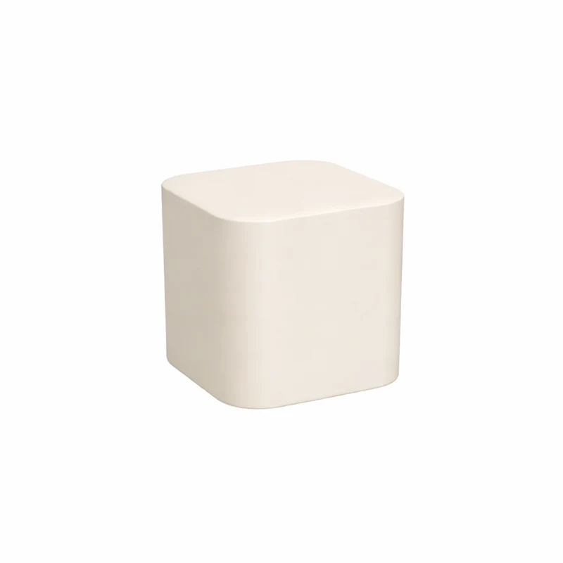 Mesa de salón Marlow - Forma cuadrada - H40 cm – Latte Stoneskin