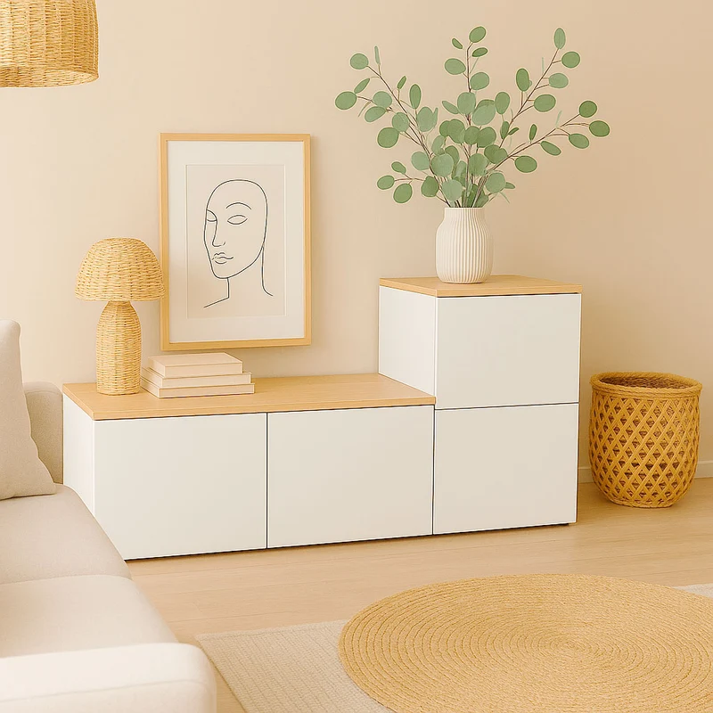 Mueble TV Nolla 150 Blanco