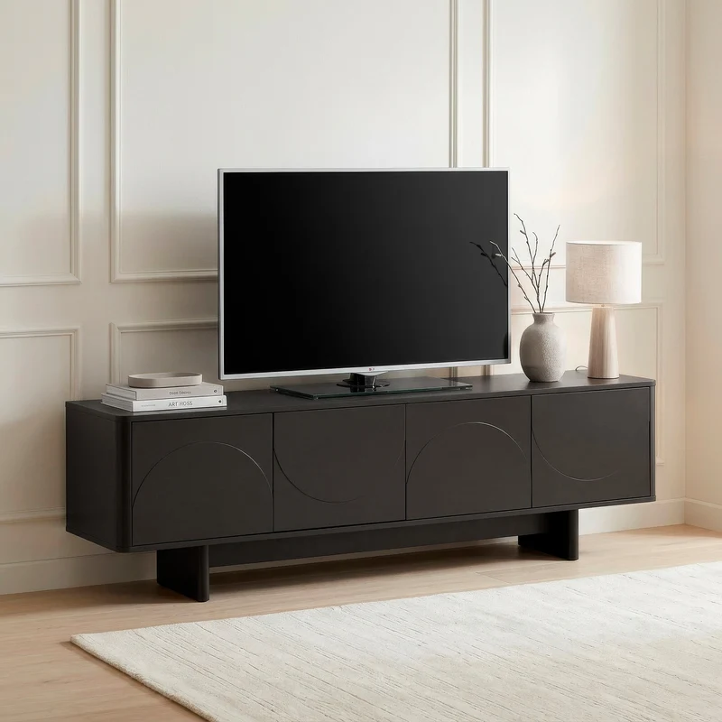 Mueble TV Solei 180 cm Negro
