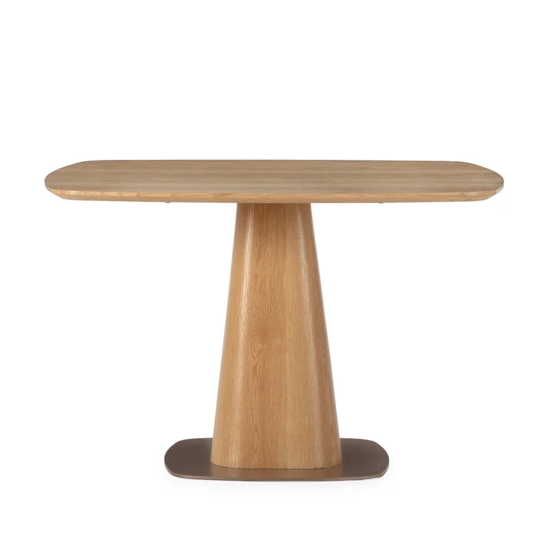 Mesa de comedor cuadrada Etel 120 cm Roble