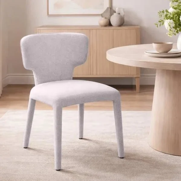 Cadeira Bege Design Curvo NOA