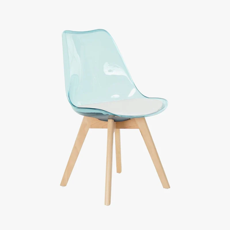 Cadeira Efeito Luminoso Azul 54X47X83 EAMES