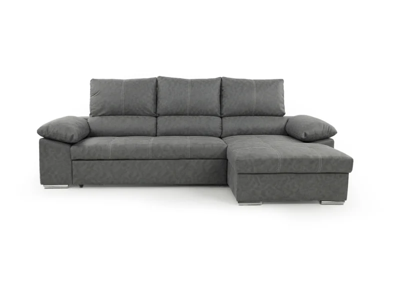 Sofa Cama Chaise Longue Naiara 252cm Gris