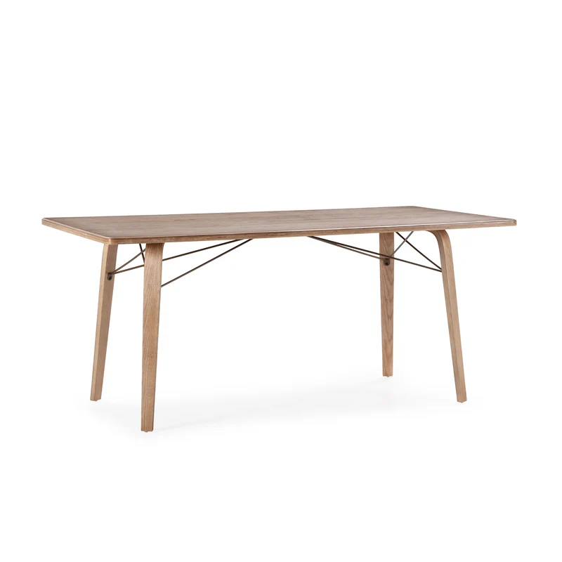 Mesa de comedor rectangular Lujan 180 cm Roble lavado