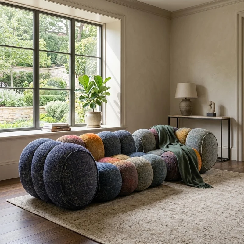Color Stack Modular Lounge Sofa
