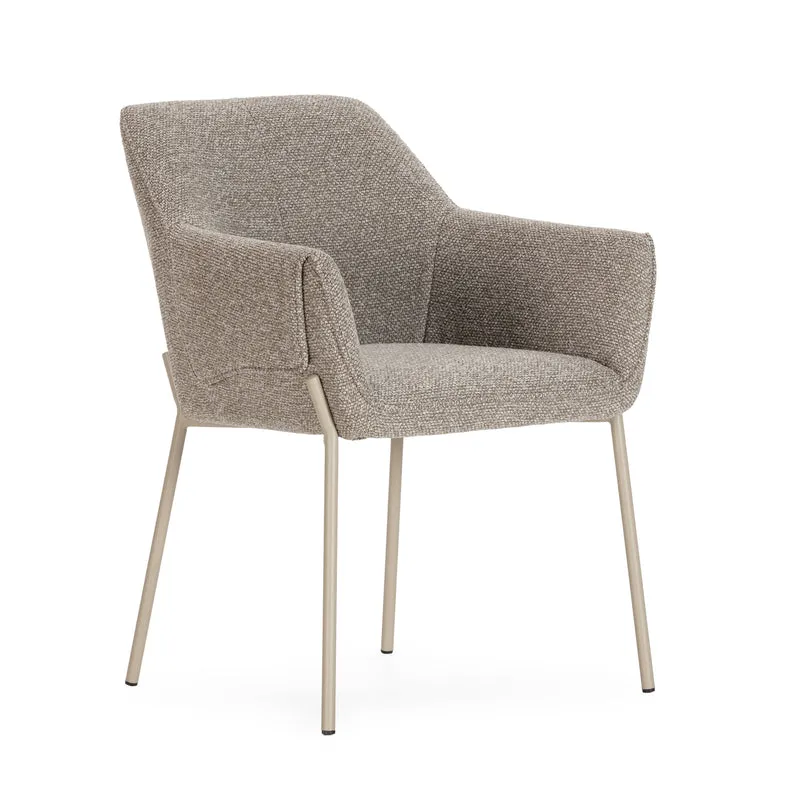 Sillón Suma Moka y patas moka