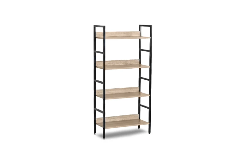 Estante Modular en Madera y Metal Nancy, Diseño Industrial