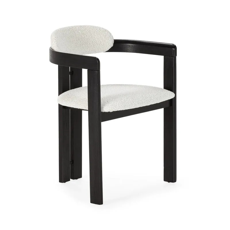 Silla Tapizada Eiden Blanco