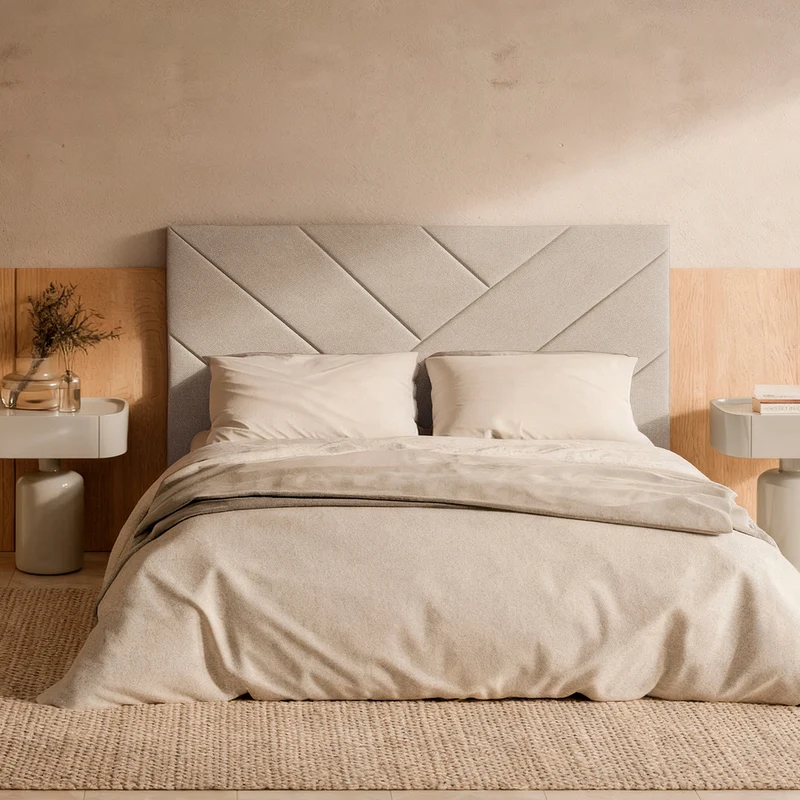 Cabezal Llevant 135/140 Tapizado Beige