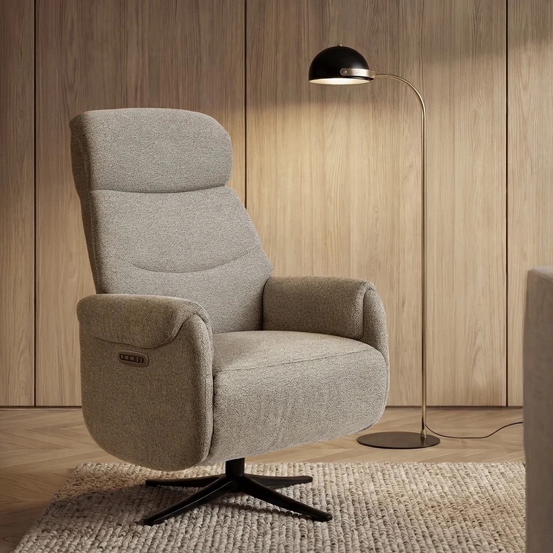 Sillón Relax 2 Motores Tamiko Taupe