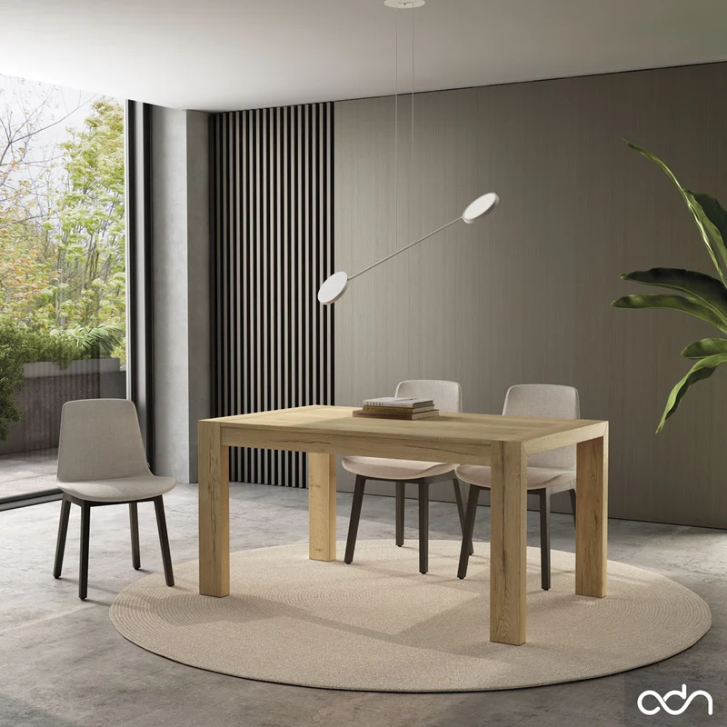 Mesa extensible comedor una o dos alas