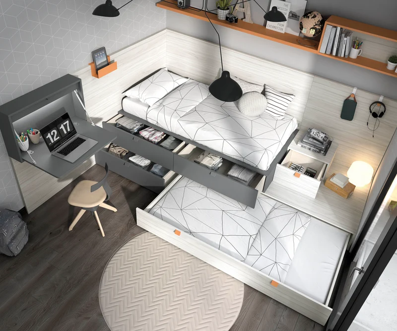 Cama block baja