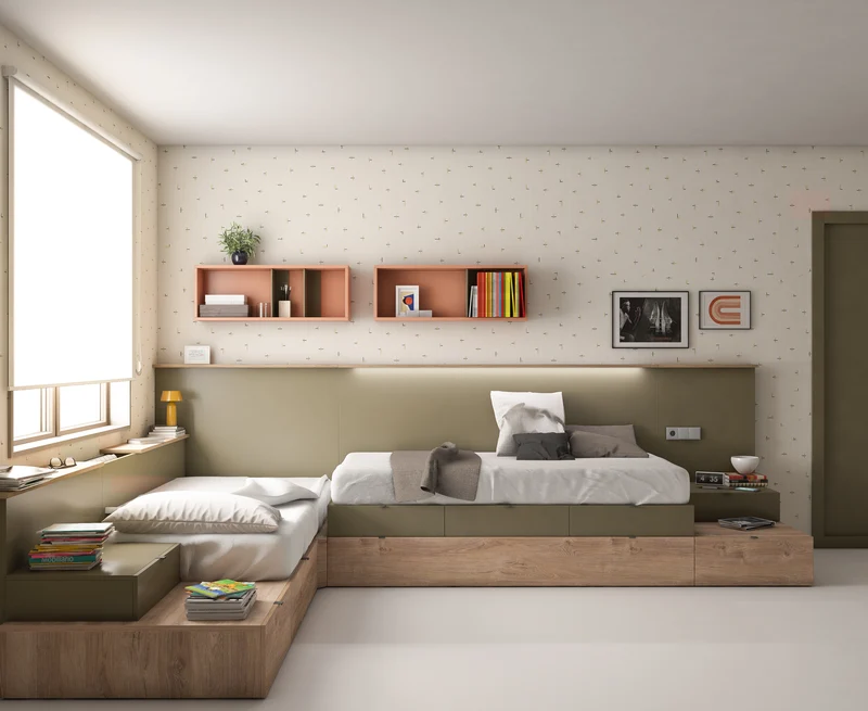 Cama block baja