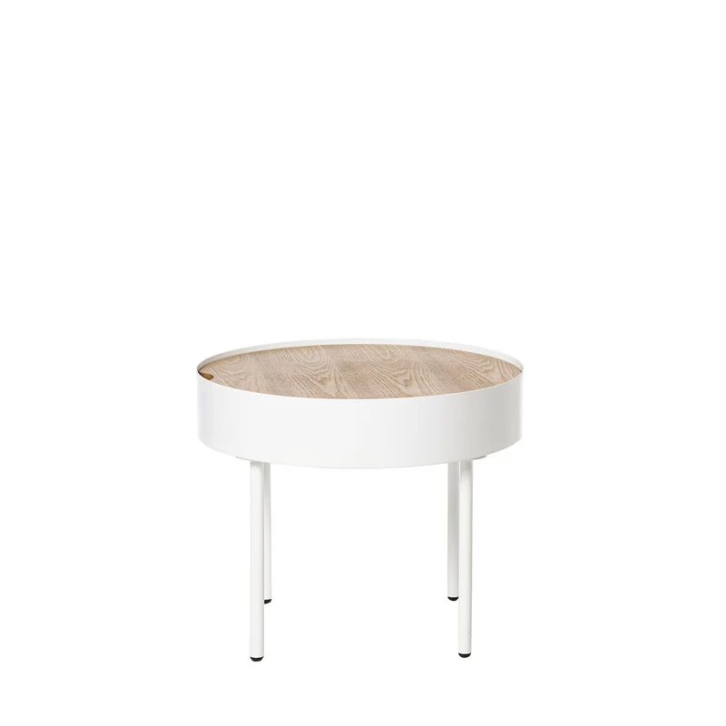 Mesa de centro Andrew Roble/Blanco 50 × 50 cm