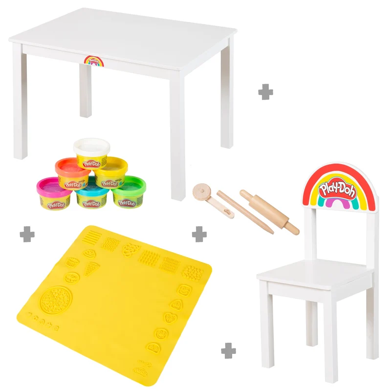 roba x Play-Doh Kindersitzgruppe mit Spielzubehör