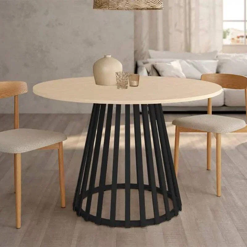 Mesa de comedor redonda Fija DELTA