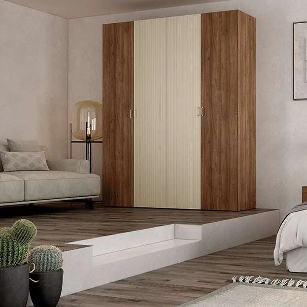 Armario 4 puertas L'AQUILA altura 211cm
