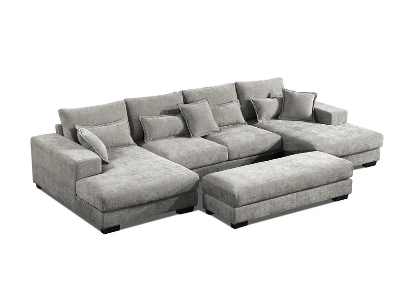 Mega Sofa Cama Chaise Longue Rinconera Kim 365cm